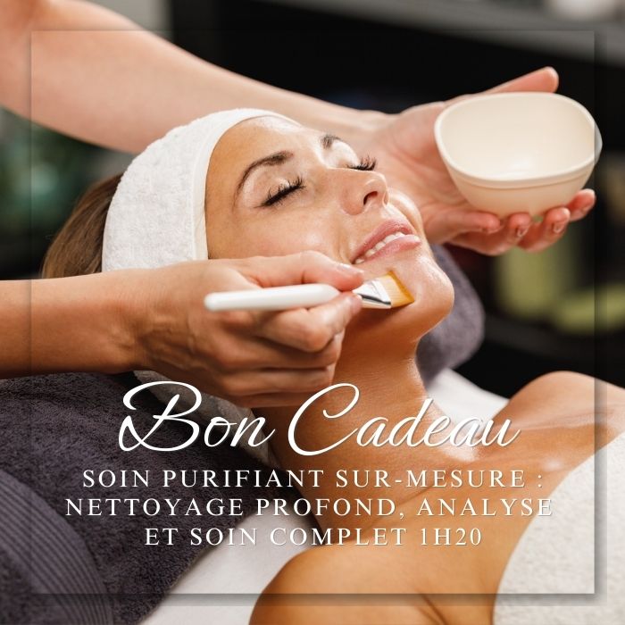 Bon Cadeau Soin Purifiant Sur-Mesure : Nettoyage Profond, Analyse et Soin Complet - 1h15